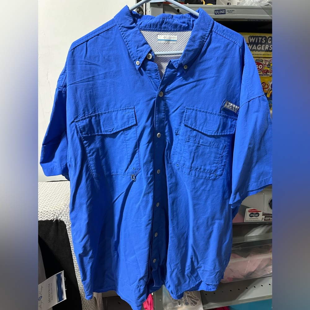 Columbia XXL PFG Blue